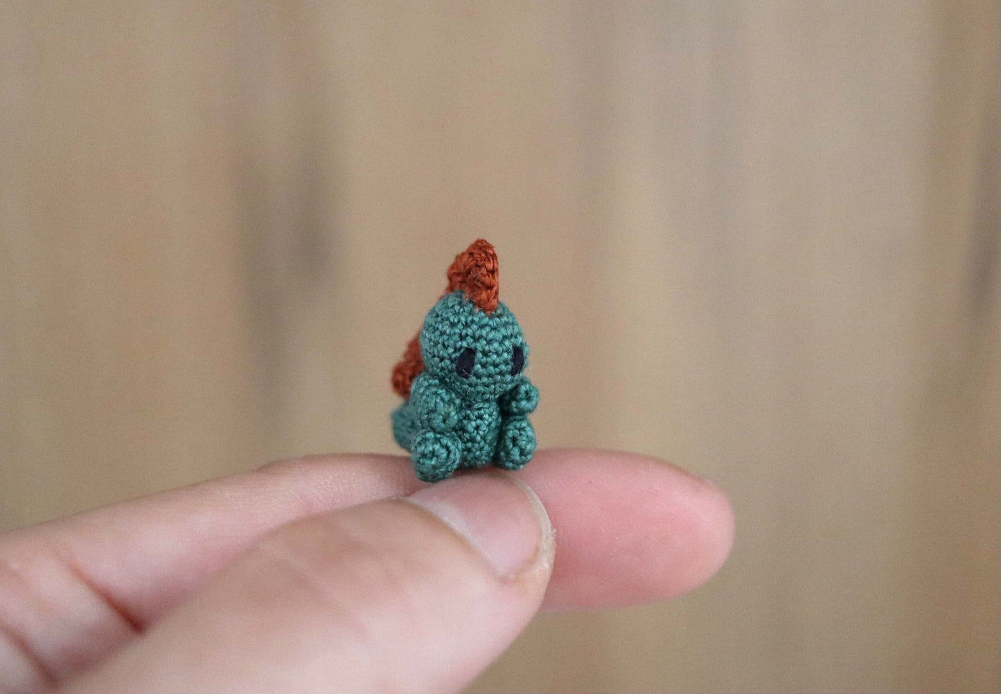 Explore our charming crochet collection: Mini Alfred the Dino and more. Discover our micro crochet animals! 🦕✨ #Amigurumi