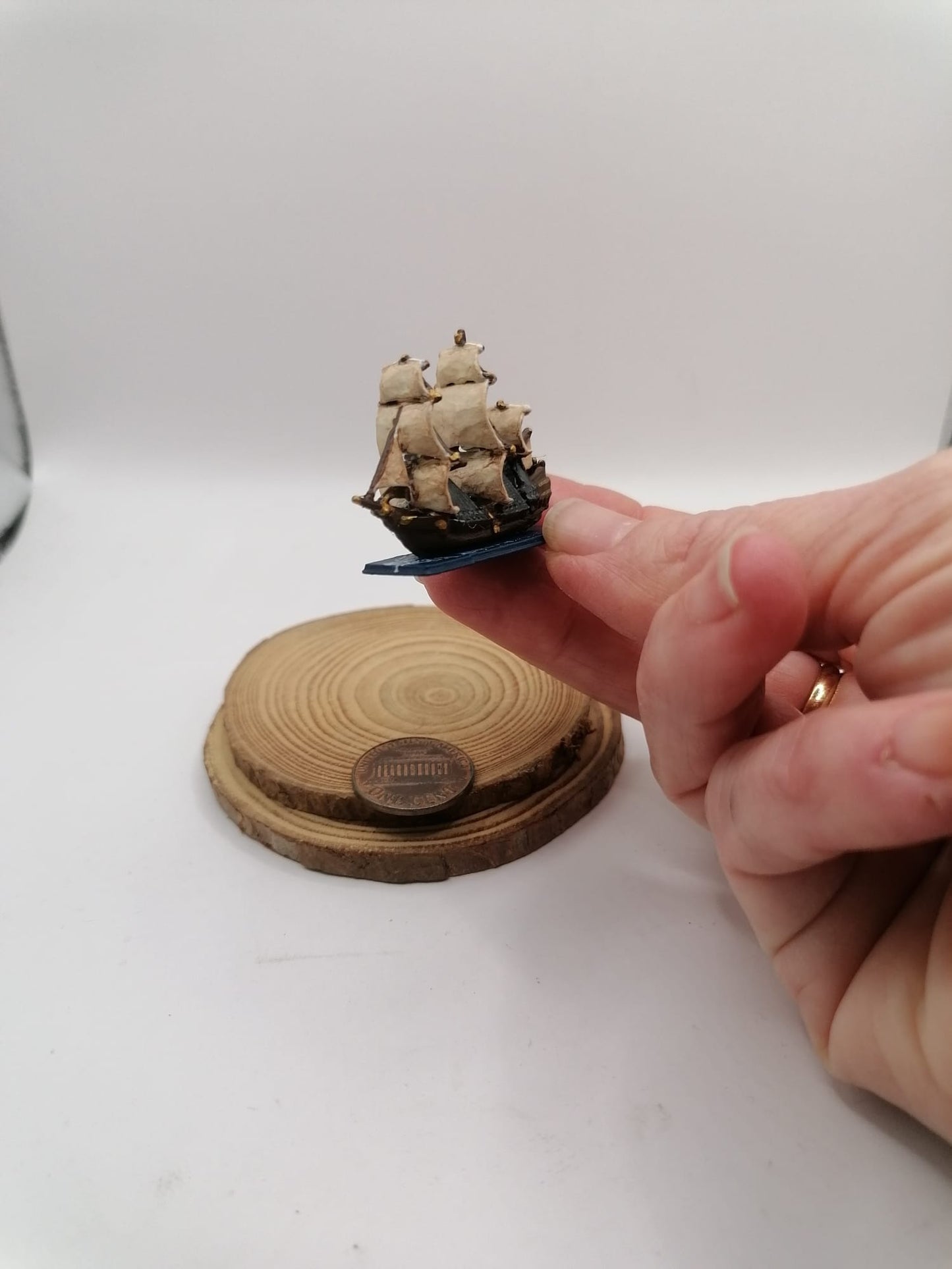 SAILBOAT MINIATURE. Game board piece replace.  Unpainted, painted in one color, painted in several colors. Perfect gift for dioramas.