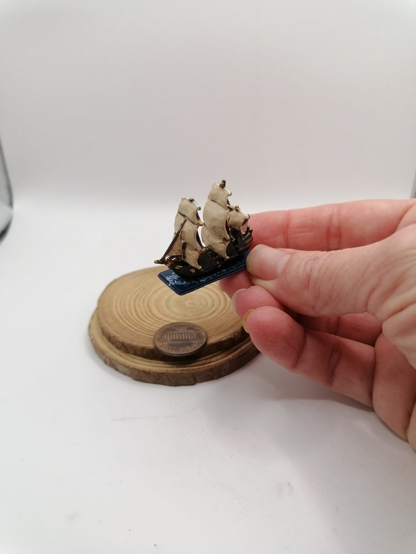 SAILBOAT MINIATURE. Game board piece replace.  Unpainted, painted in one color, painted in several colors. Perfect gift for dioramas.