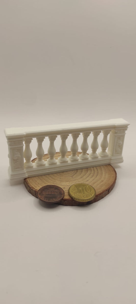 YOUR Dollhouse Balustrade · 3D-Printed PLA · Custom Sizes Available