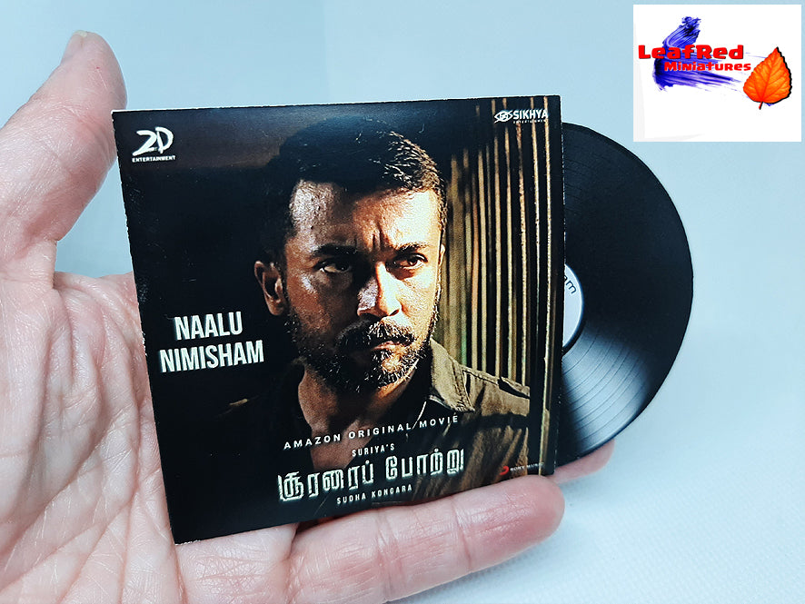Krishnaraj Miniature Album record. Scale 1/16 . 45mm