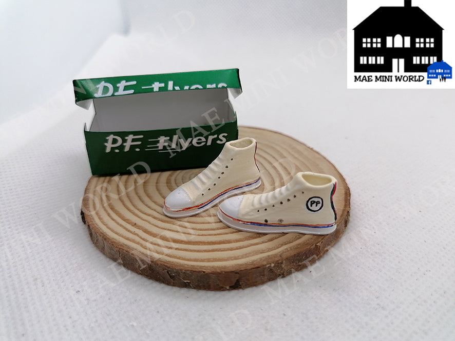 Shoes miniature with box. PF Flyers
