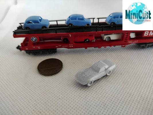 Assortment CARS, N-GAUGE, modern, vintage, military, F1. Suitable for N-scale railways and dioramas, gifts, dollhouse, cakes DiY or painted.