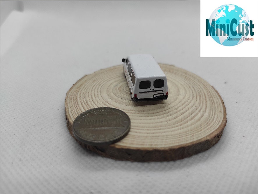 Ford Transit, N-GAUGE, modern, Suitable for N-scale railways and dioramas, gifts, dollhouse, cakes DIY or painted.