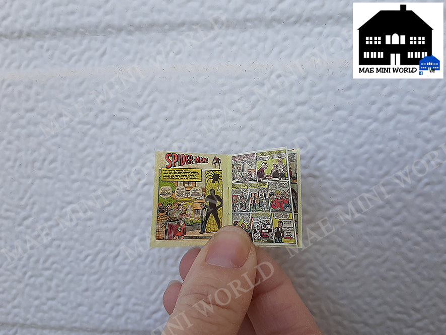 SPIDERMAN #0 Comic FULL REPLICA miniature, 12 Pages two face. Artisan - 1:12 scale