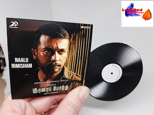 Krishnaraj Miniature Album record. Scale 1/16 . 45mm