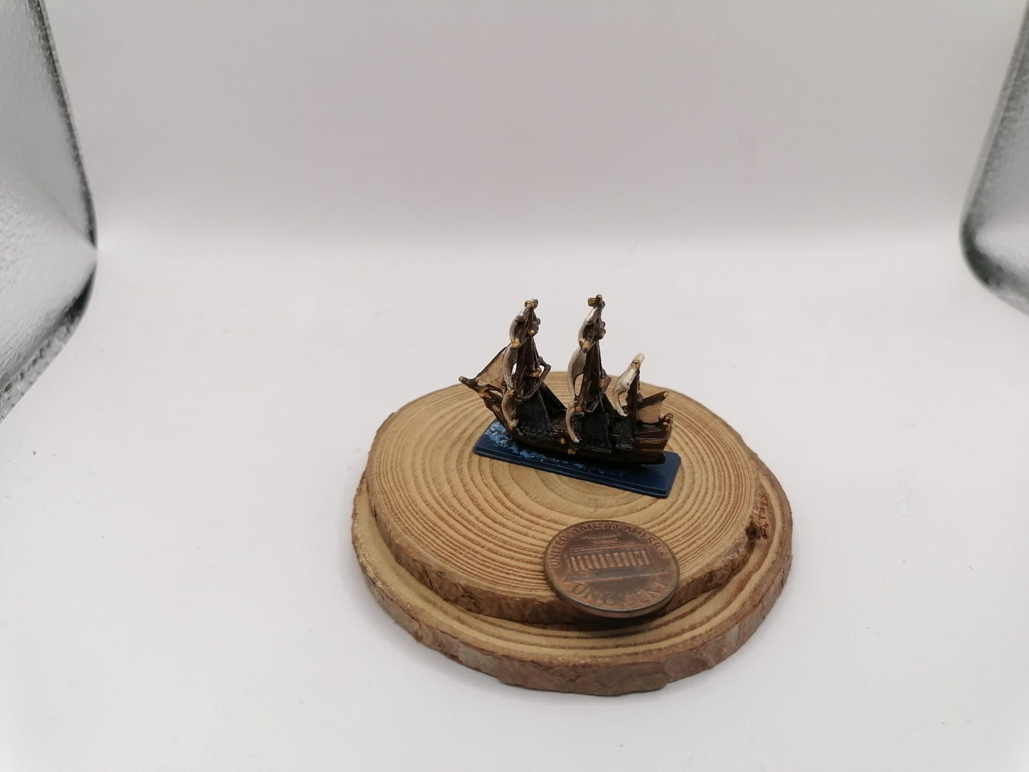 SAILBOAT MINIATURE. Game board piece replace.  Available options. Unpainted, painted in one color, painted in several colors. Perfect gift for dioramas and dollhouses.