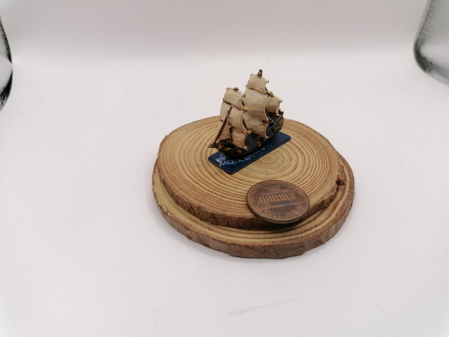 SAILBOAT MINIATURE. Game board piece replace.  Available options. Unpainted, painted in one color, painted in several colors. Perfect gift for dioramas and dollhouses.