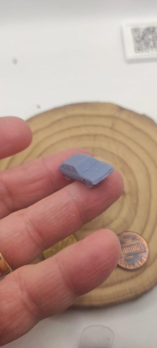 CITRÖEN CX, N-GAUGE, modern, Suitable for N-scale railways, boardgames and dioramas, gifts, dollhouse, cakes DIY or painted. DAF (Copia)