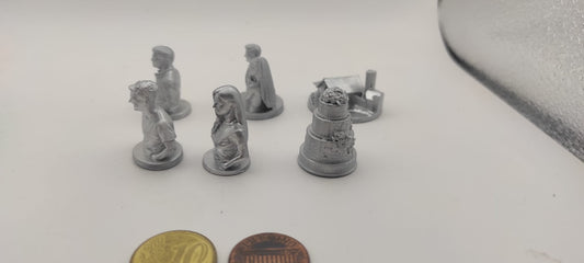 YOUR Wedding Story · Set of 6 Board Game Tokens