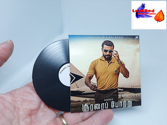 Krishnaraj Miniature Album record. Scale 1/16 . 45mm