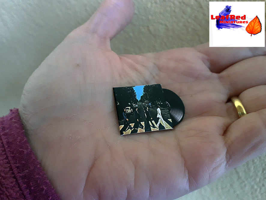 BEATLES Collection. 13 Miniature VINYL record vintage