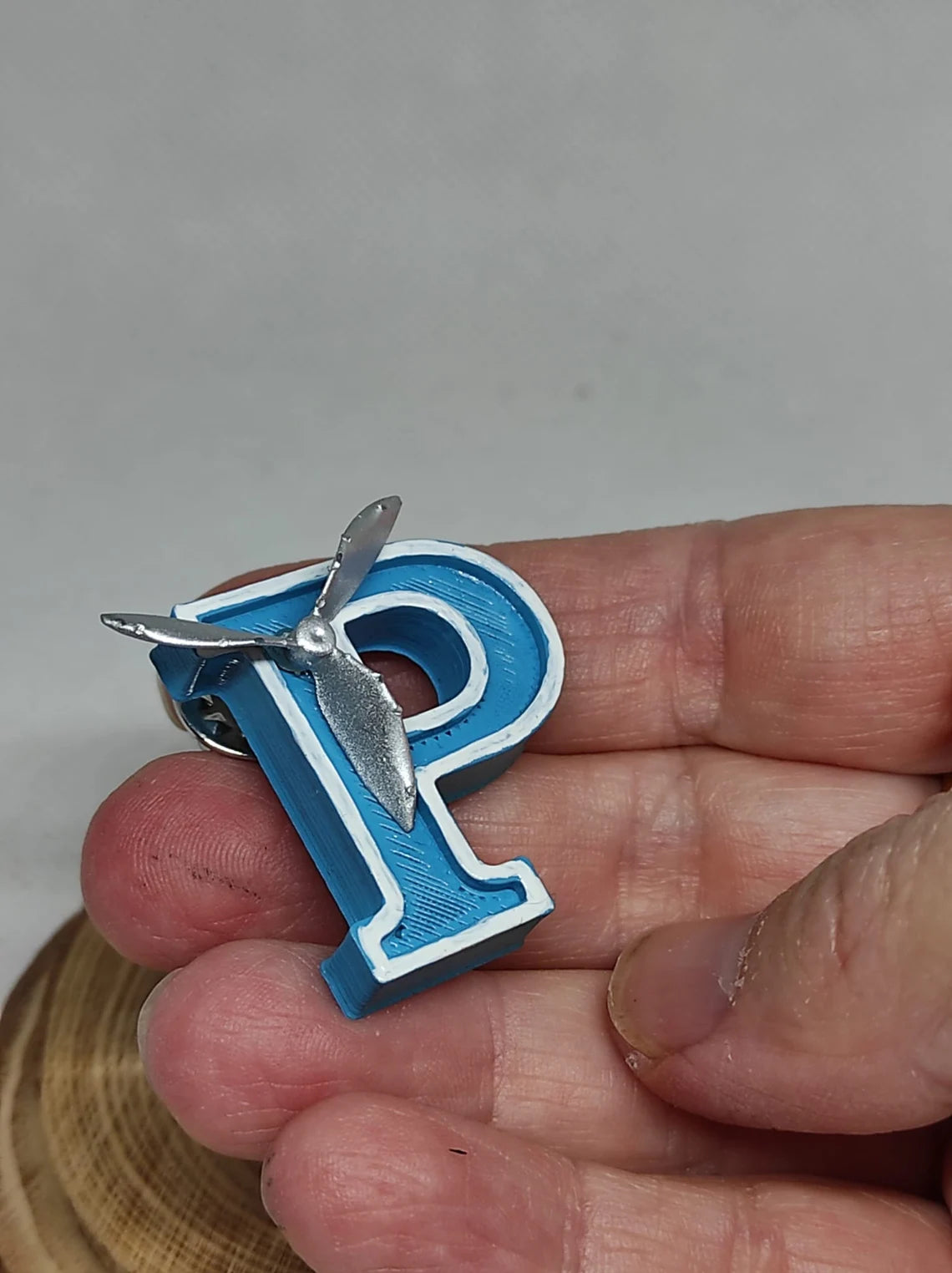 Alphabet Letter Lapel Pin