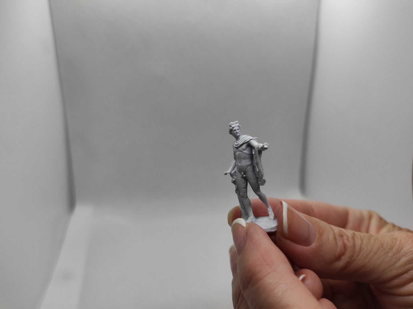 CUSTOM APOLLO miniature ROMAN sculpture. Paint ready 3D printed.