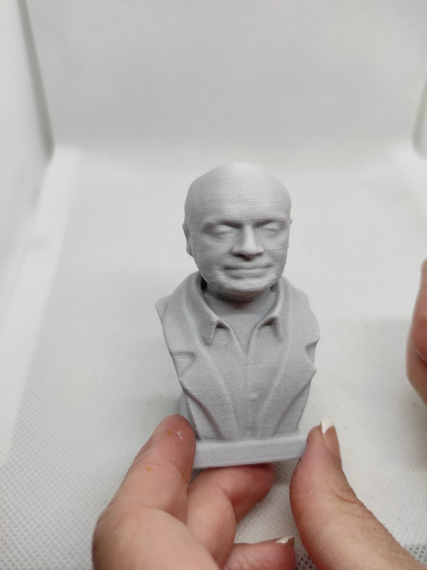 RESIN MADE. Custom 3d HEAD. for birthdays, decoration, gifts, weddings, celebrations. Unpainted or painted.