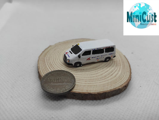 Ford Transit, N-GAUGE, modern, Suitable for N-scale railways and dioramas, gifts, dollhouse, cakes DIY or painted.