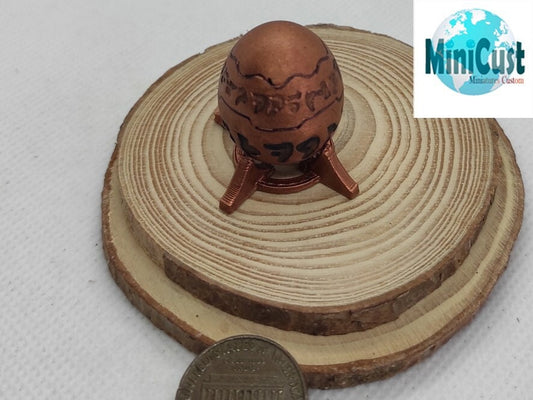 Miniature Precursor Orb . Egg Replica 3dprinted for topcake, necklace,  pendant, earring or decoration. Custom size available.