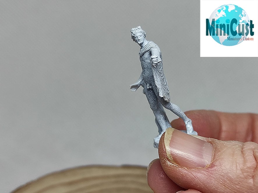 CUSTOM APOLLO miniature ROMAN sculpture. Paint ready 3D printed.