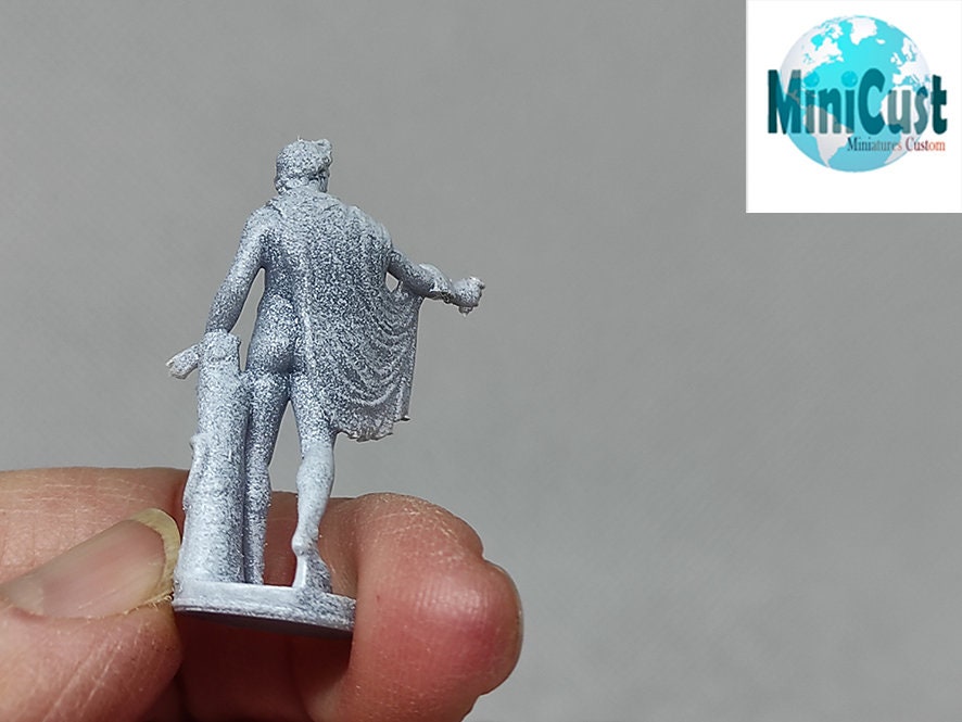 CUSTOM APOLLO miniature ROMAN sculpture. Paint ready 3D printed.