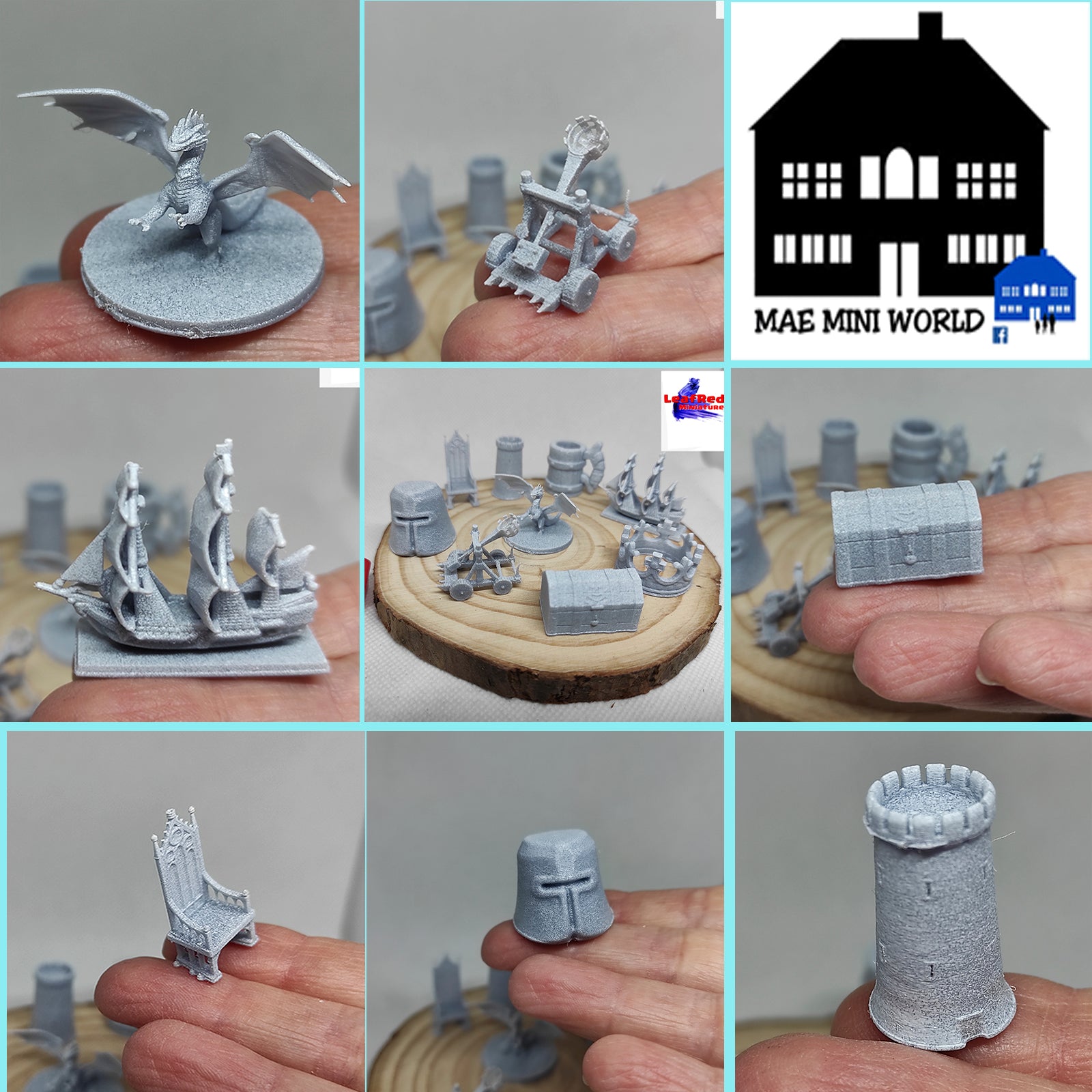 MEDIEVAL SET Game custom TOKEN assortmen Pieces, table games. Catapult ...
